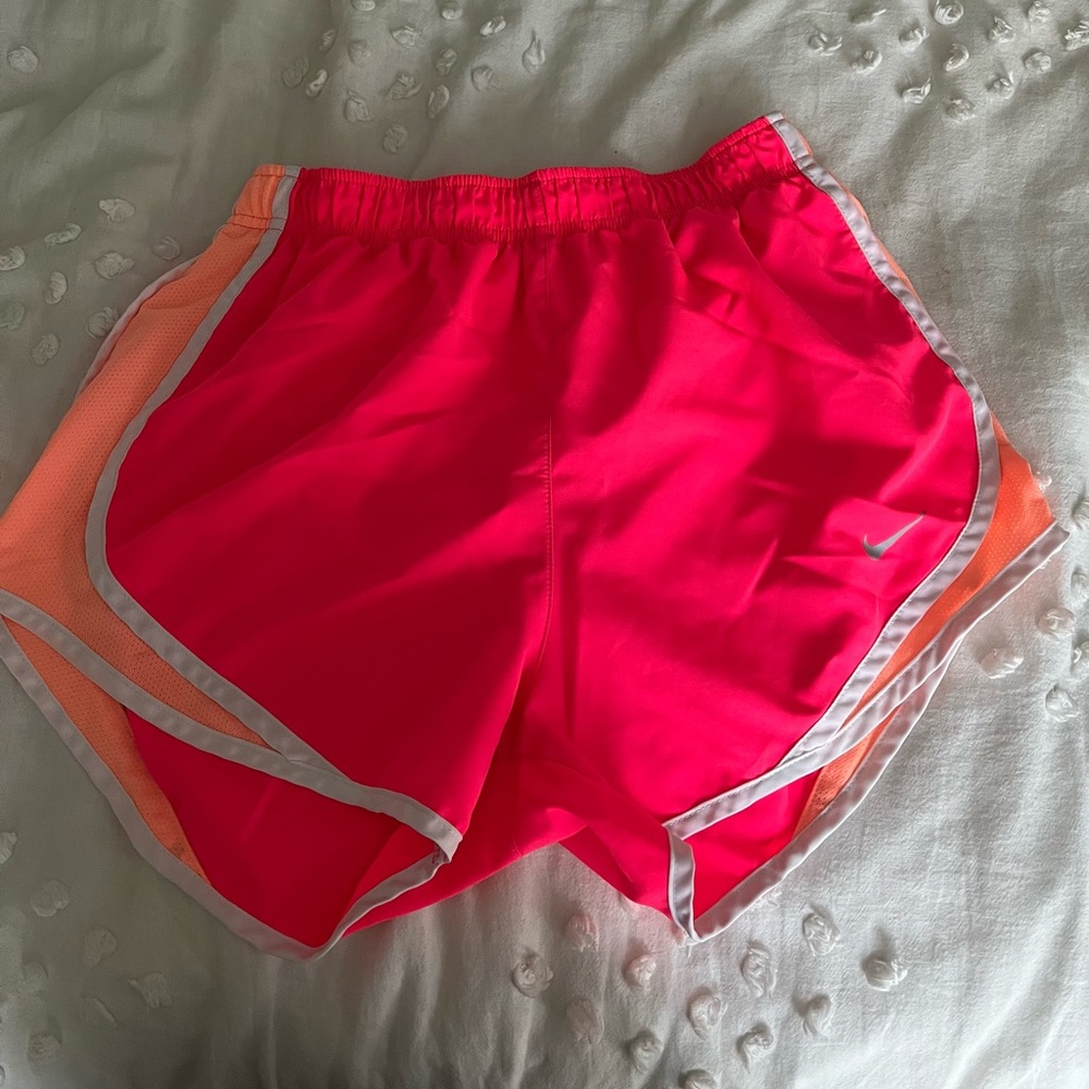 Bright Pink & Orange Nike Shorts